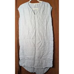 Eileen Fisher Sleepwear By Garnet Hill Women's Sleeveless Nightgown Linen S(725)